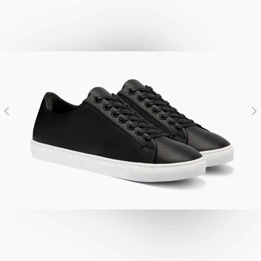 Thursday Boot Company Black Leather Sneakers, Like New, Men’s Sz 9.5 - Picture 2 of 16